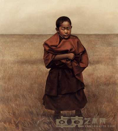 张秋月 小喇嘛 100×90cm
